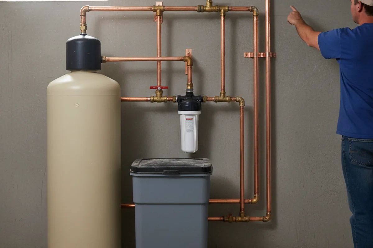 Whole-house water treatment system installed in Savoy